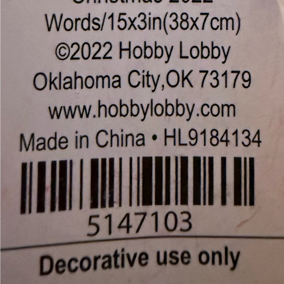 Super Cute “HoHoHo” Tabletop Plaque- NWT - Picture 3 of 3